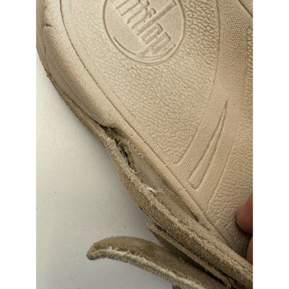 Fitflop Womens 9 Eu 41 The Skinny Thong Sandals Tan Platform Slip On (READ) - Picture 6 of 7